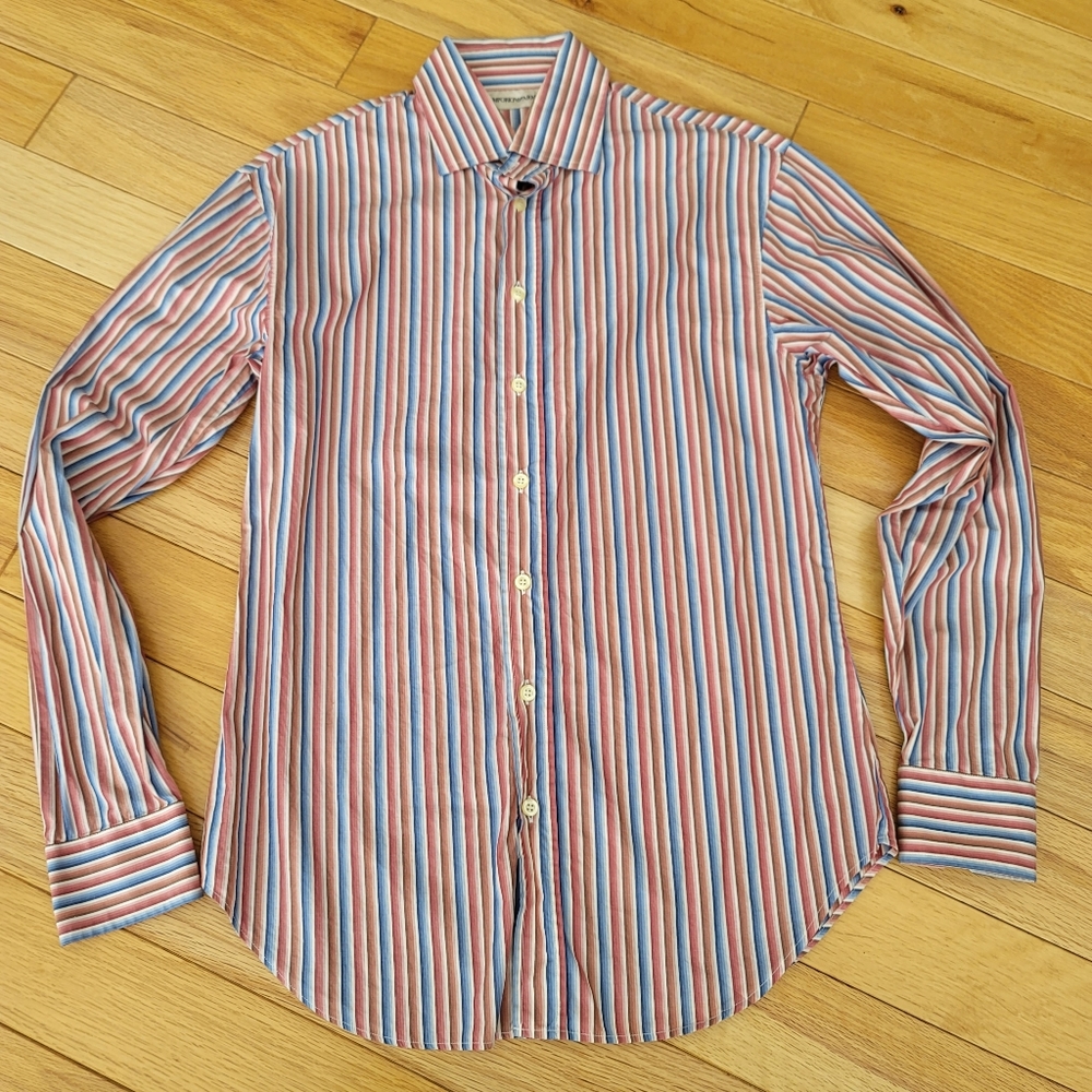 Emporio Armani men's long sleeve shirt 15.5 39